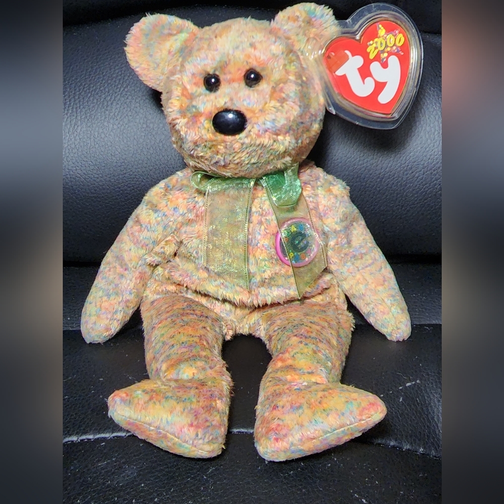 TY Beanie Baby Speckles the Bear - 2000